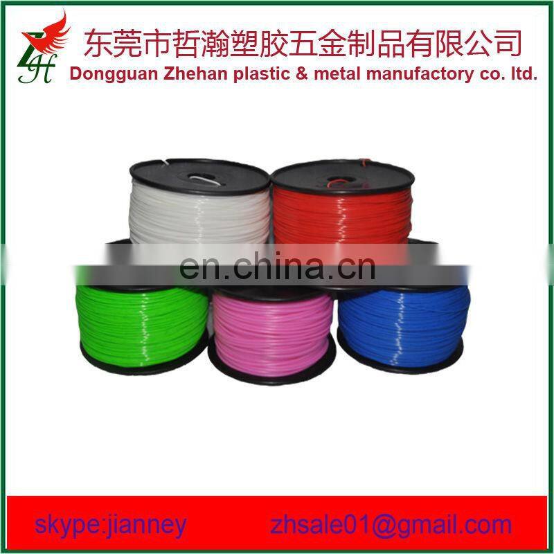 1.75mm empty plastic spool resin POM 3d printer filament extruder machine for 3d printing