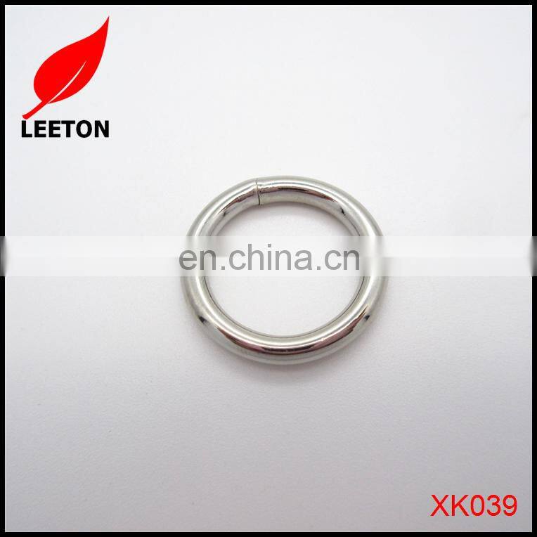 Factory supply 16mm welded round wire buckle for bag