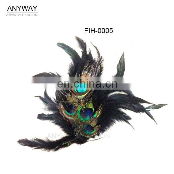 wholesale cheap peacock feather for brooch design