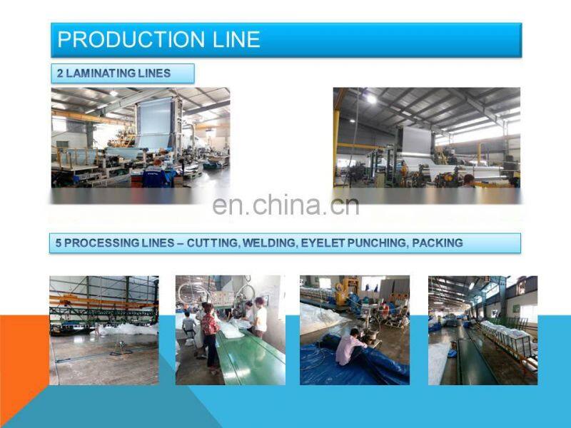 BLUE TARPAULIN SHEET IN ROLL