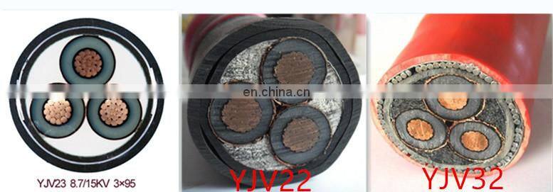 Hot Sale 6.35/11KV CU/XLPE/PVC 70mm2 XLPE Cable