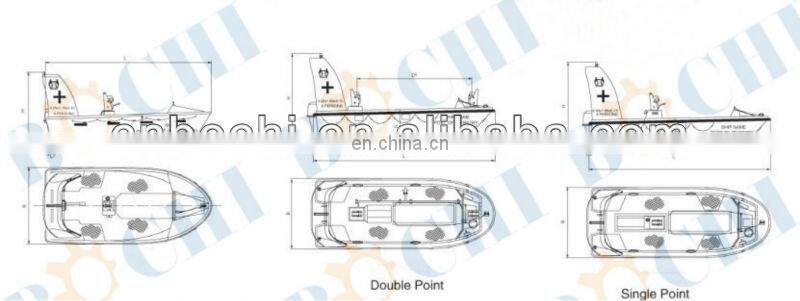 FRP Outboard Engine Enclosed Lifeboats