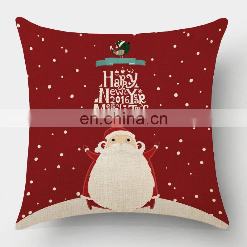 i@home Christmas theme simple style chair sofa linen pillow cushion cover