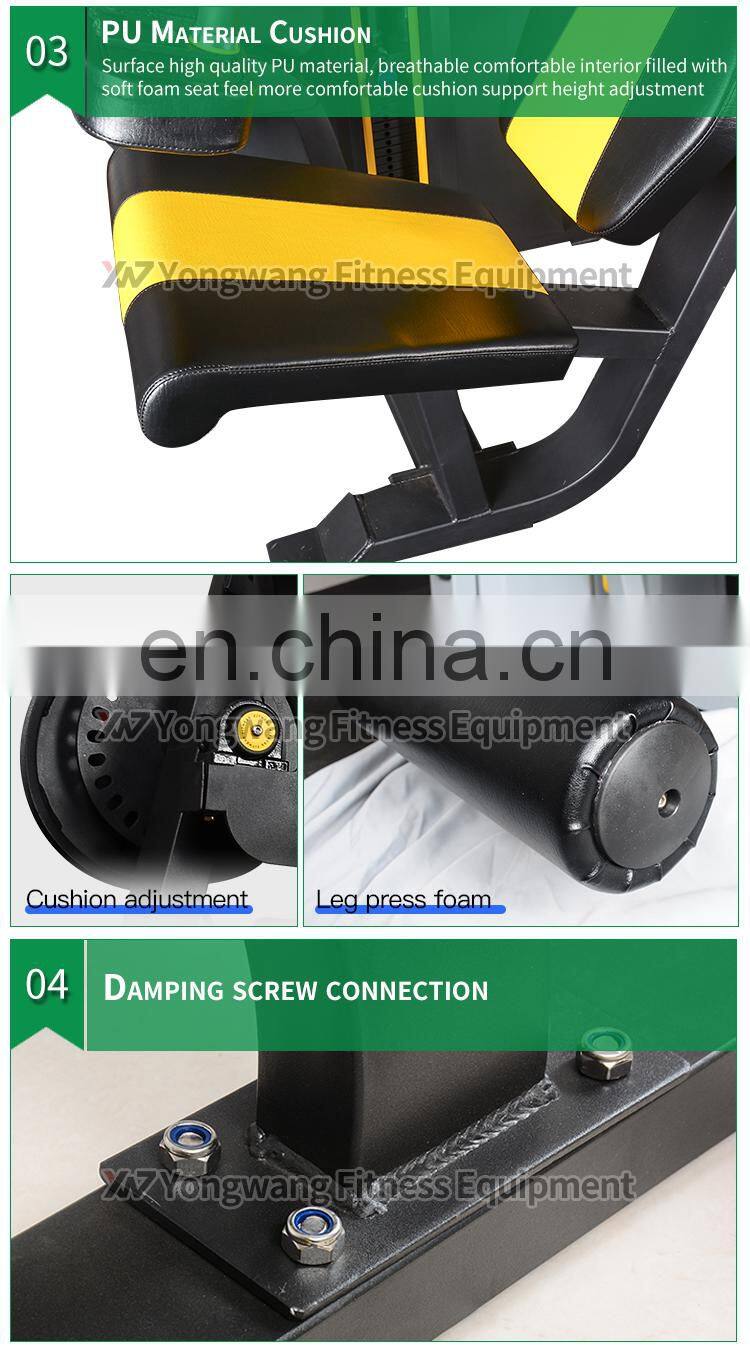 Best quality professional YW-1751fitness equipment leg extension&leg curl