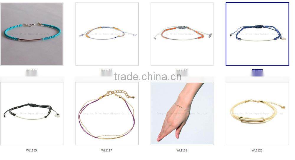 copper leather banglrs brass magnetic bracelet benefits for 2015 hot sale