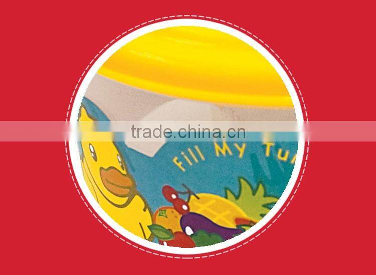 B.Duck fast food play set food container set microwaveable dish container