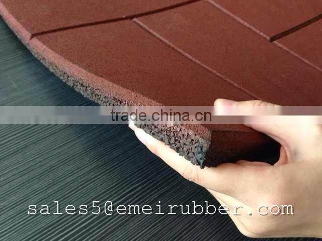 rubber patio tiles