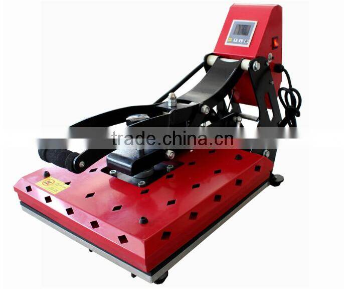 2016 New Auto Open Heat Press Counting Press Number Function LCD Controller Auto Alarm Heat Press Machine