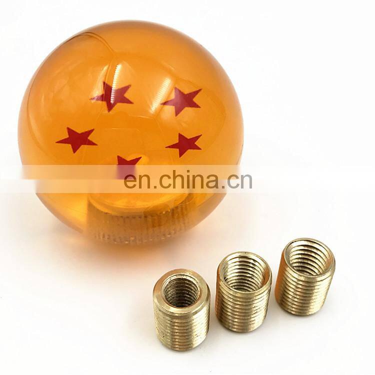 Custom car decoration auto parts esferas dragon ball gear shift knob