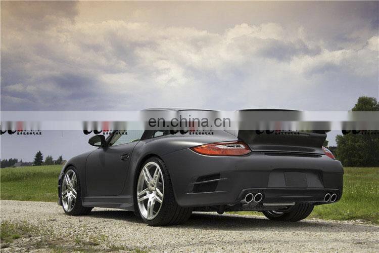 Hight quality and beautiful MS style body kit for Porsche 911 997 front bumper rear bumper front lip rear lip wing spoiler