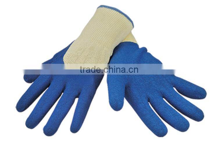 Hand Protection Heavy Duty Latex Gloves Crinkle Finish LG050