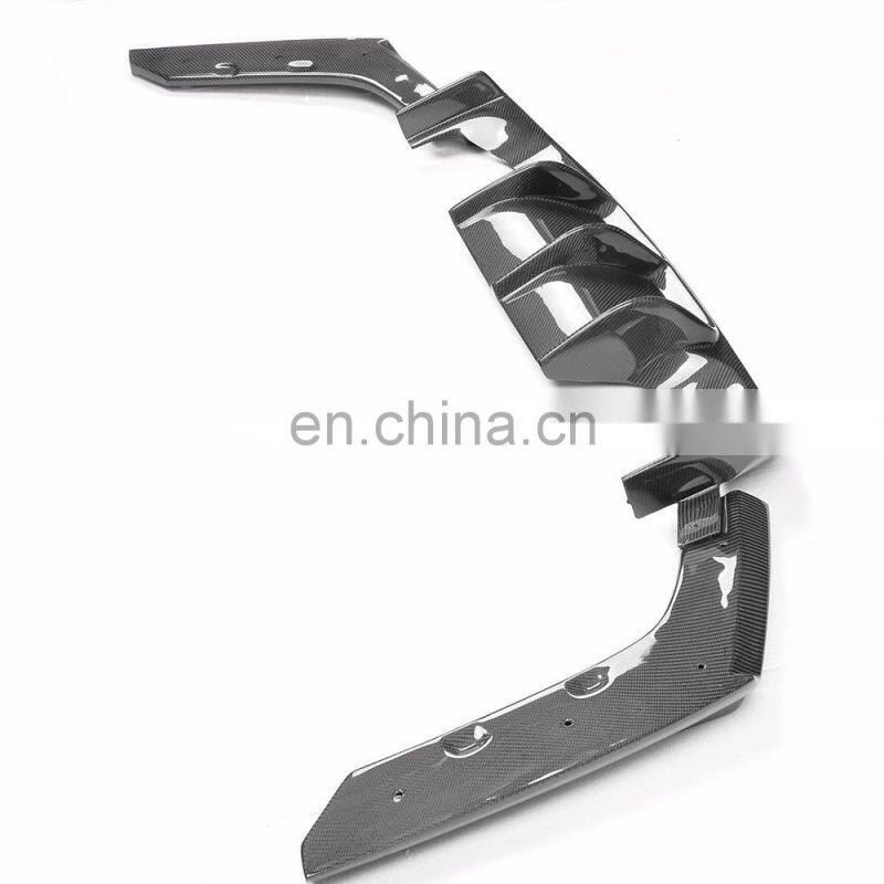 Carbon Fiber Custom M3 M4 Car Rear Bumper Diffuser for BMW F83 F82 M4 F80 M3 14-19