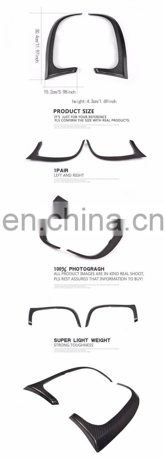 Car Carbon Flics Trims for Mercedes A-Class W176 A45 Hatchback