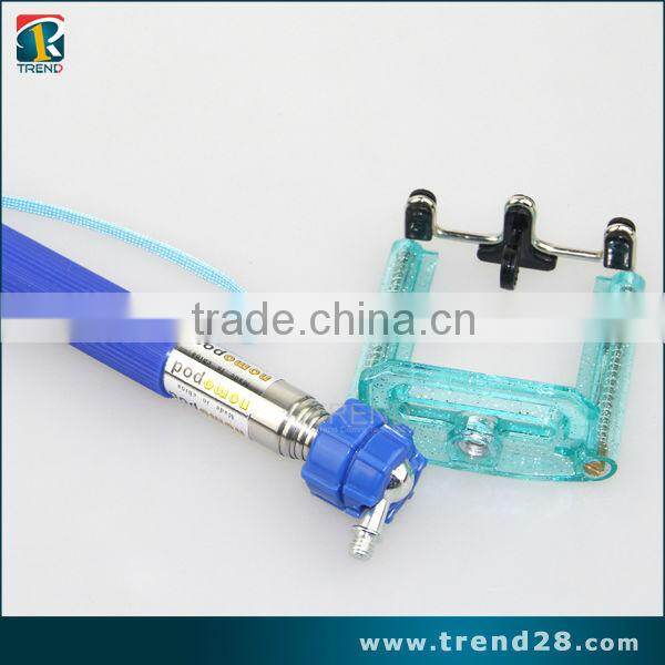 colorful extendable selfie stick for mobile phone