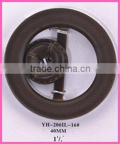 round garment plastic belt buckle