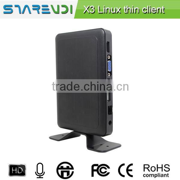 multimedia thin client X3 linux os dual core with 1G RAM 4G Flash upgrade version of FL300