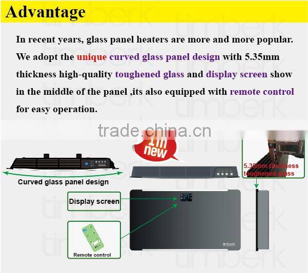 wall electric heaters with control TBK080-E20