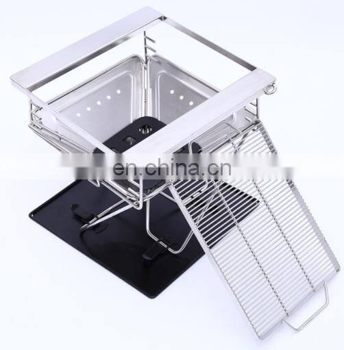 Hot Sale Promotional Suitcase Barbecue Portable Folding Outdoor Charcoal BBQ Grills