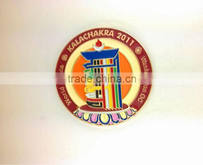 2041 gold soft enamel /custom offset print lapel pins/custom lapel pins