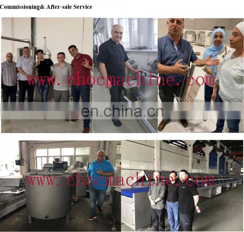 Stick biscuit chocolate enrober line installation at Egypt