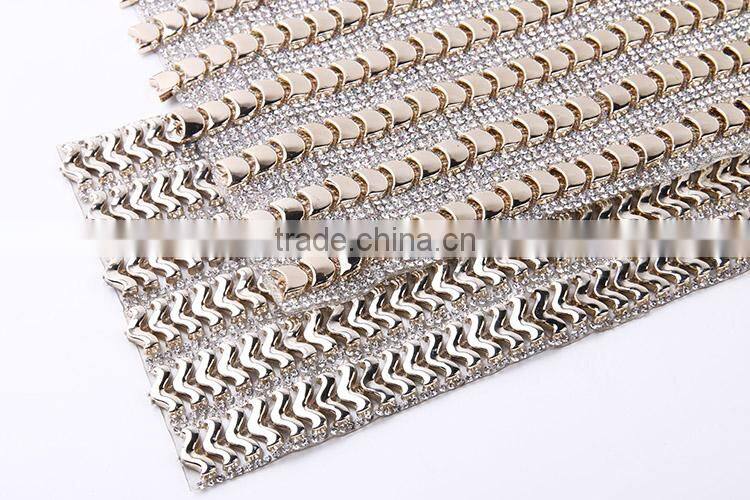 Gold Rhinestone Blanket For Shoes Clothing Rhinestone Stickers