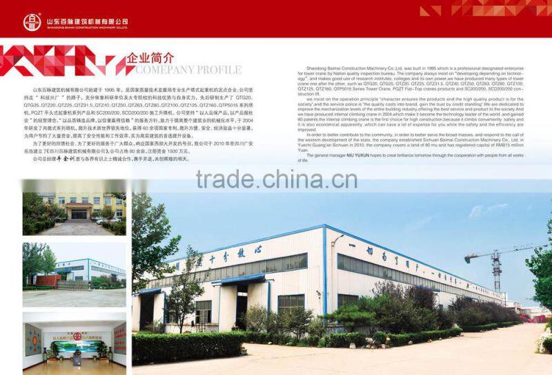 Tower crane QTZ40-QTZ250 Professional factory production of tower crane