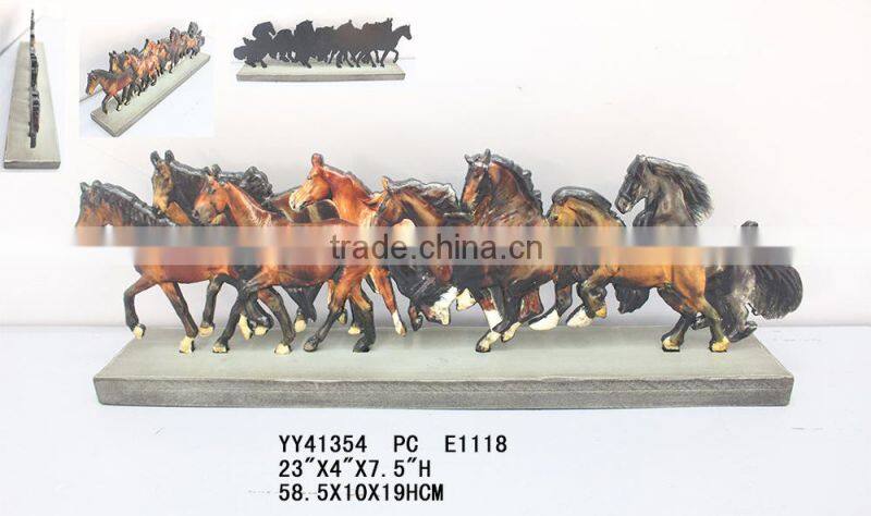 decorative horse wood crafts for home decor