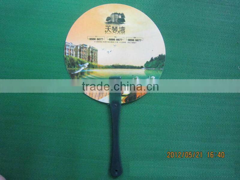 Factory customized gifts Plastic hand fan/ Quallity PP fan travel souvenir fan