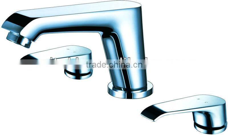 NICOR 6802 Fashion Design Copper Wall Mounted Chrome Plated Bathroom Bathtub Mixer