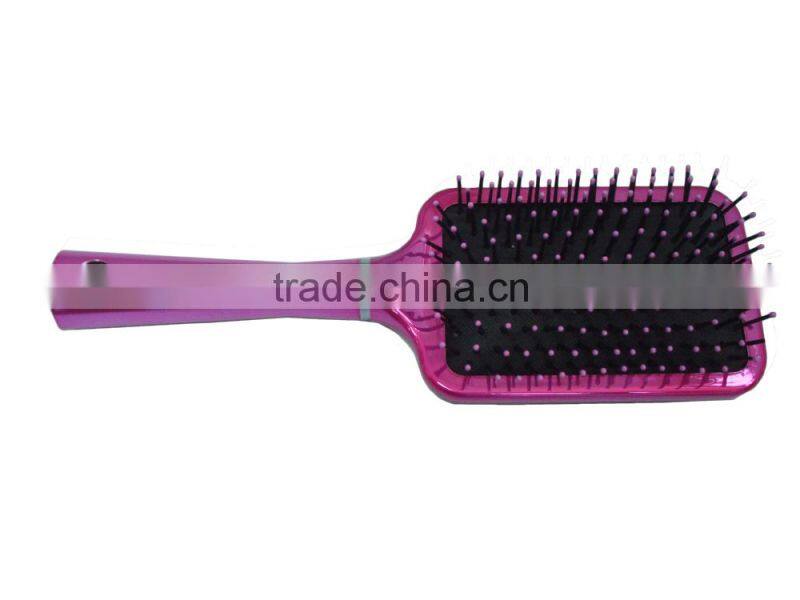 Popular and top selling cushion electroplate hair brush