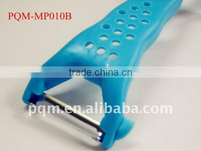 Double blade pratical blue vegetable peeler 010B