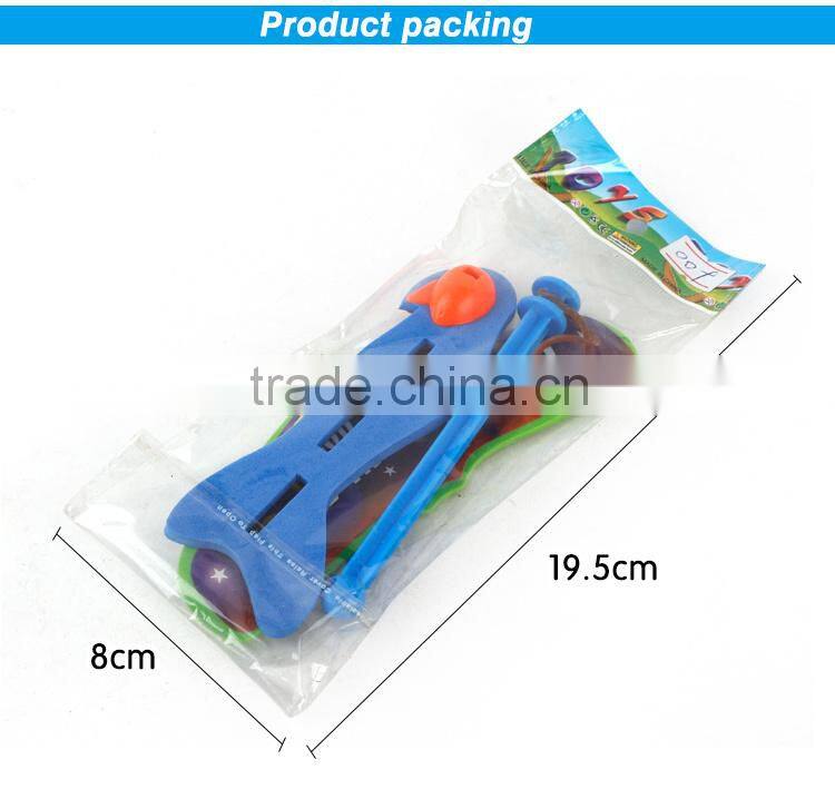 Cool design plane type bullet sling gun plastic toy for children MT900007