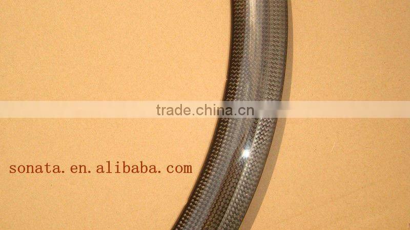 38mm full carbon 3k glossy finish clincher bike rim