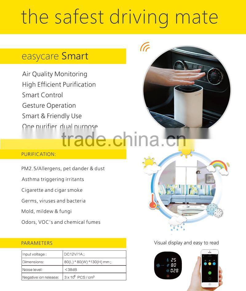 easycare - portable car interior accessories negative ion car air freshener