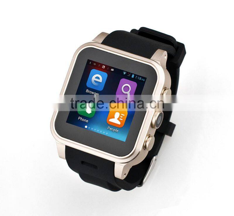 Top Android Smart watch phone with 3G WIFI GPS in 2015 smart watch 2015