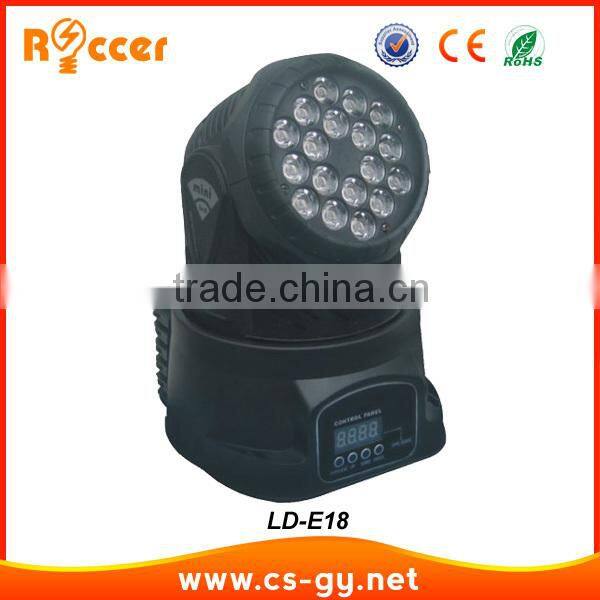 east China 3Wx18 rgb led moving head light