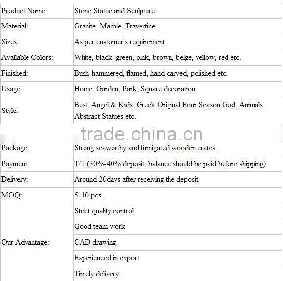 OEM stone buddist carving garden products sculptures