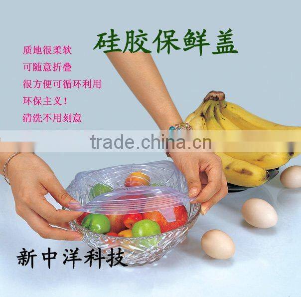 Silicone food cover for fridge food fresh covers