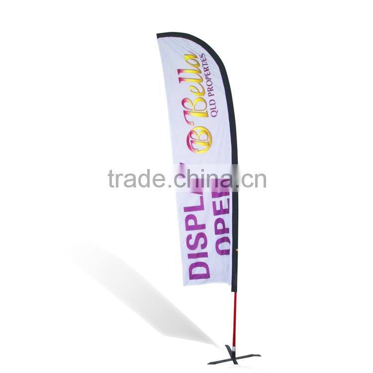 2015 New Style Samples Are Available Custom Logo Free Standing Flag Poles
