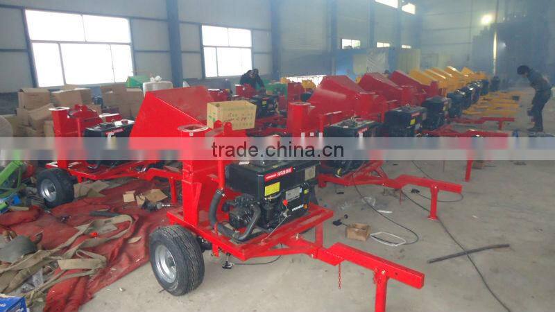 CE certificate diesel wood chipper DWC-22