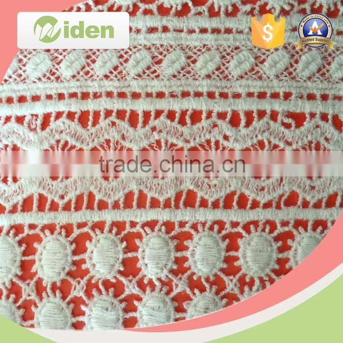 Firm and nice packing embroidery geometric pattern chemical lace fabric