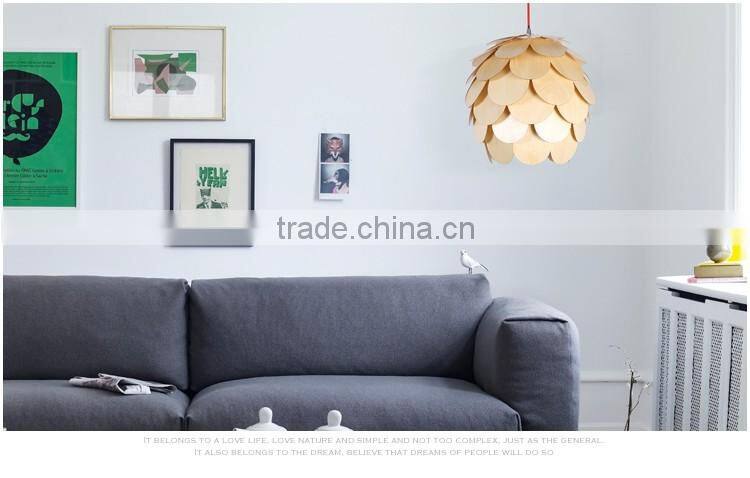 Modern creative style elegant wooden pendant lamp/lighting JK-8005B-32 LED pendant light