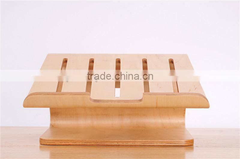 Universal Desktop Wood Holder for Laptop Notebook Phone