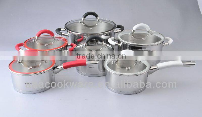 304 Stainless Steel Cookpot 7pcs Set