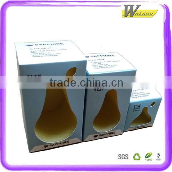 LED Light Packaging Embossing Printing Paper Box With EPE Foam