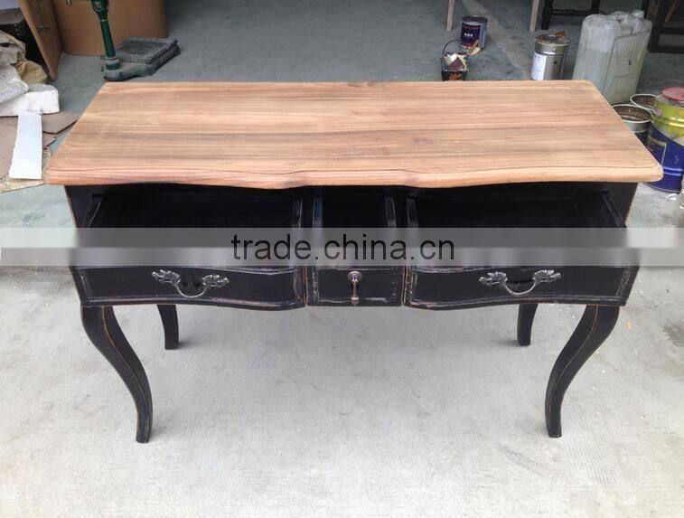 Antique Shabby Chic Furniture Wooden Console Table with drawer