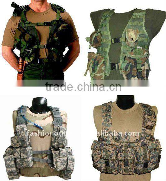 Waterproof fabric military vest, use for soldier gear