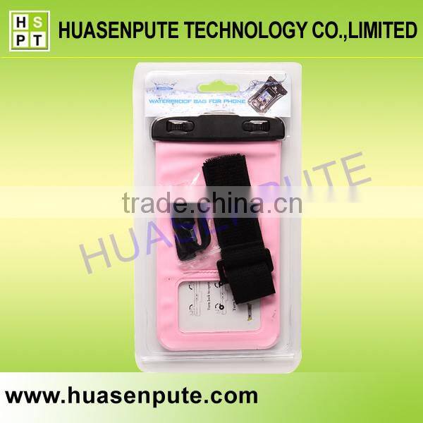 New Arrival PVC Waterproof Case With Arm Belt For iPhone Plus 5.5 inch