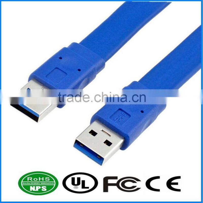 USB3.0 Datacable AM-AM Flat Wire Hard-disk Cartridge Cable