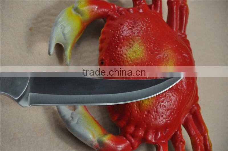 FLDL-WG0072 Custom Hand Made Damascus Blade 9 Inches Hunting Knife with Sheath